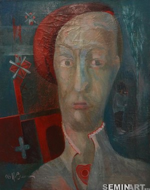 АВТОПОРТРЕТ. (МИРАЖ) Х.М. 60х50 2004