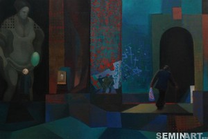 ПРИЗРАК. ГОРОД. Х.М. 70х100 2015